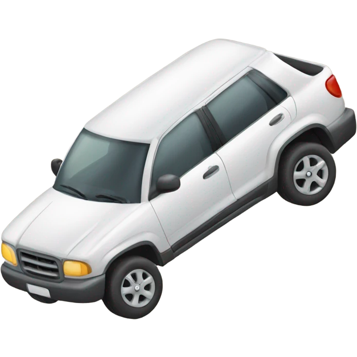 Car four wheel driving emoji