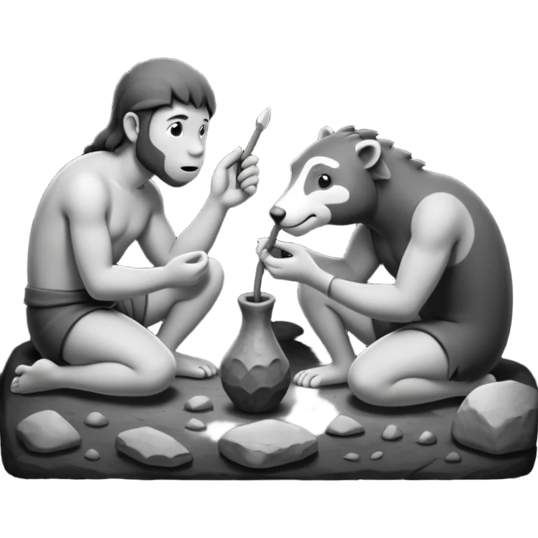 stone age cave art emoji