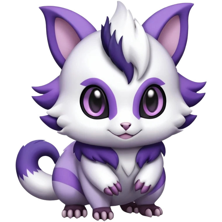 Shiny Furret-Absol-Noibat-Hybrid (Full body) emoji