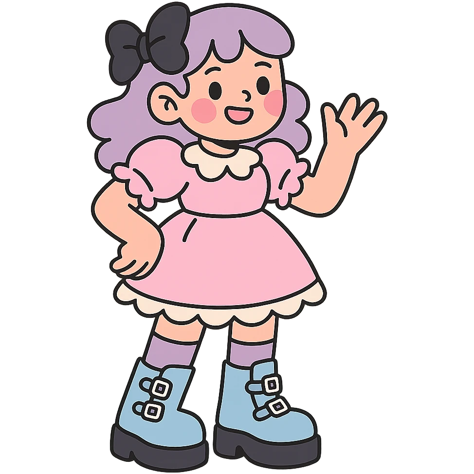 pastel goth boots, pastel blue leather, silver buckles, cute Victorian style emoji