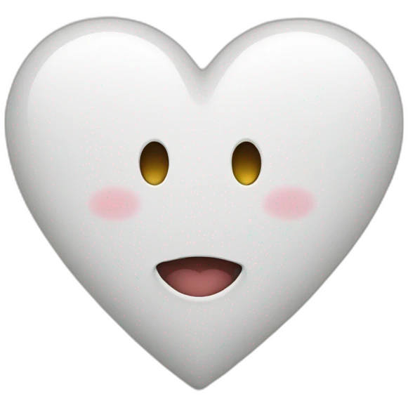 heart white emoji