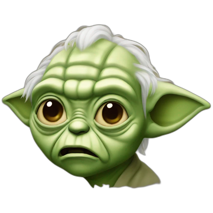Yoda farting emoji