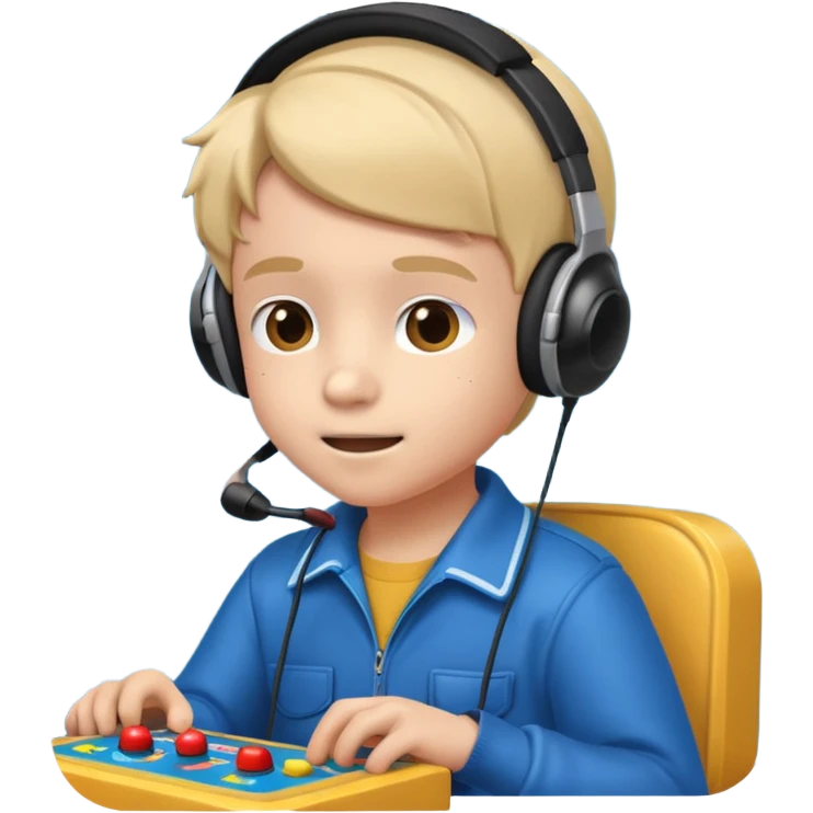 Retro Arcade Kid emoji