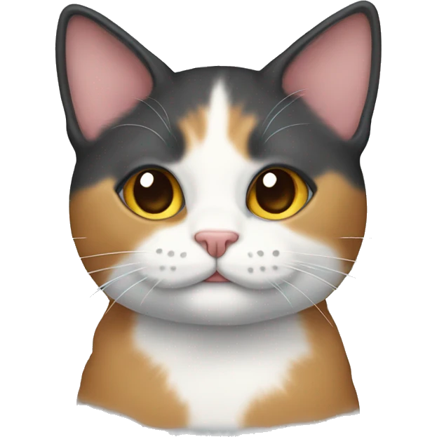 Tricolor cat emoji
