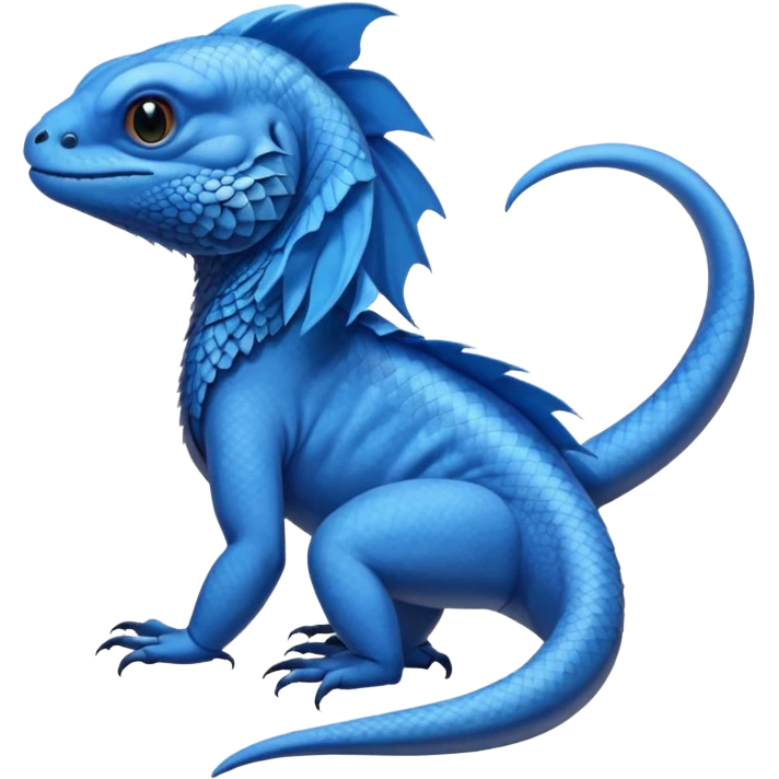 Mountain-Blue-Bird-Blue-Iguana-Blue-Betta-Fish-Russian-Blue-Cat-Fusion-animal-hybrid-creature emoji