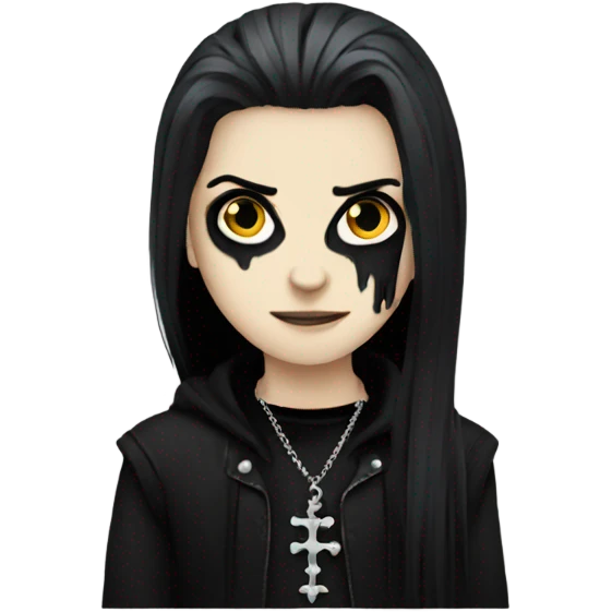 Goth emoji