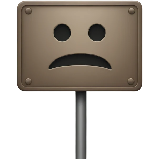 sign saying blocked  emoji