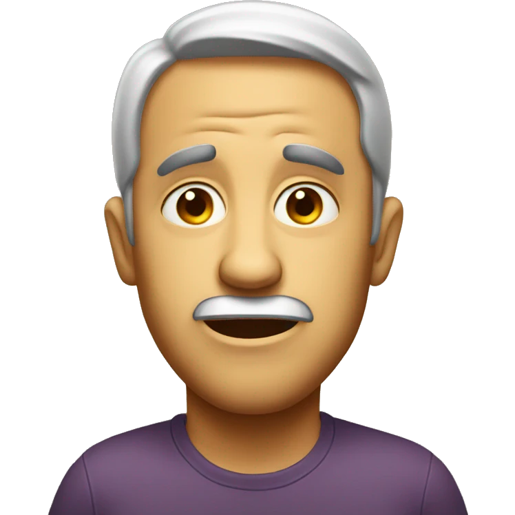 emoji with annoying look emoji