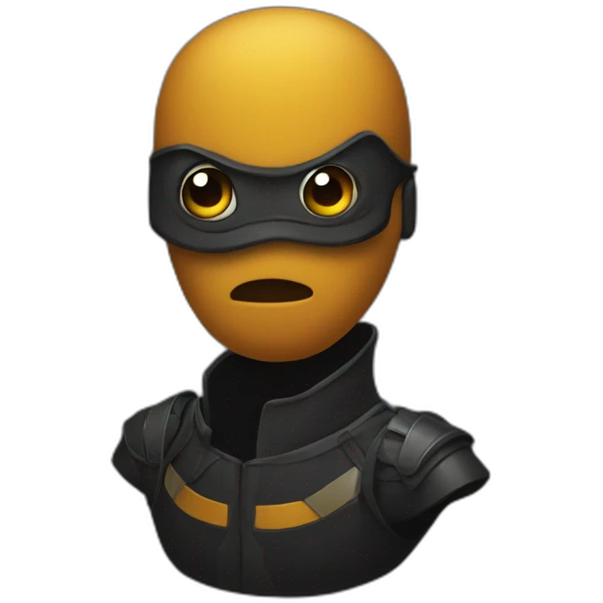 black thonking emoji