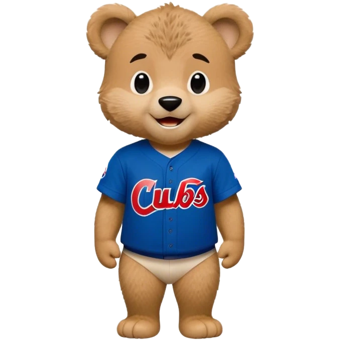 Chicago Cubs Clark the Cub emoji