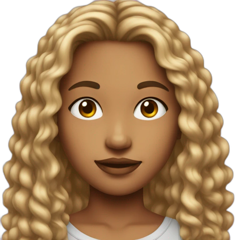 A 90's teenage girl emoji