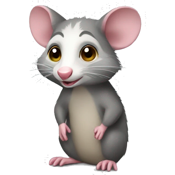 Possum looking for work emoji