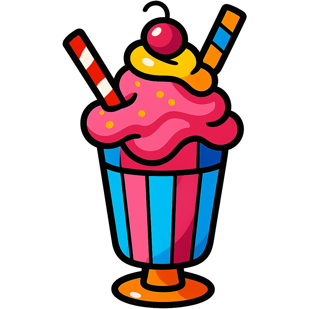 exaggerated shake, bright colors emoji