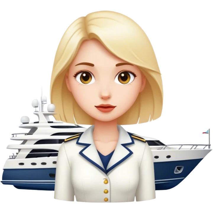 Girl yatch  emoji