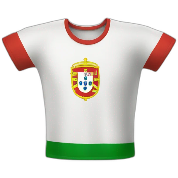 Tee shirt portugal emoji