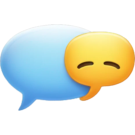 text message bubble emoji