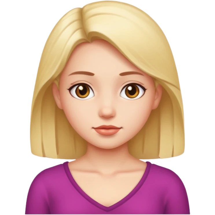 girl with visible chest emoji