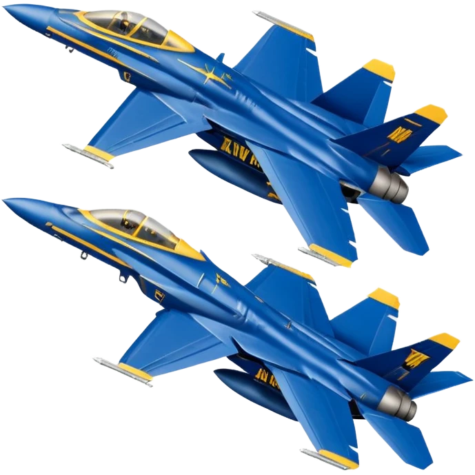 four US Navy Blue Angels f/a-18s performing diamond formation flight maneuver emoji
