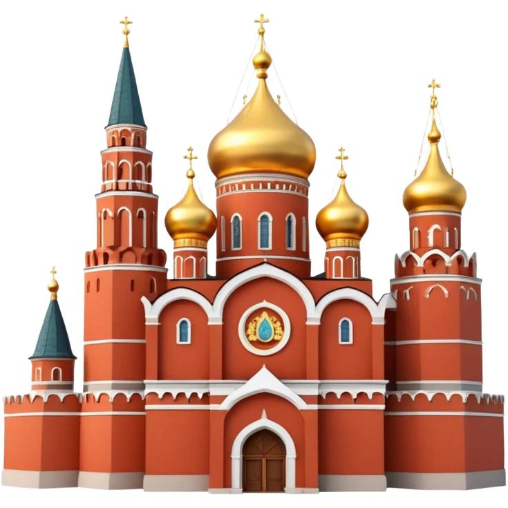 generate realistic kremlin 3d in circle emoji