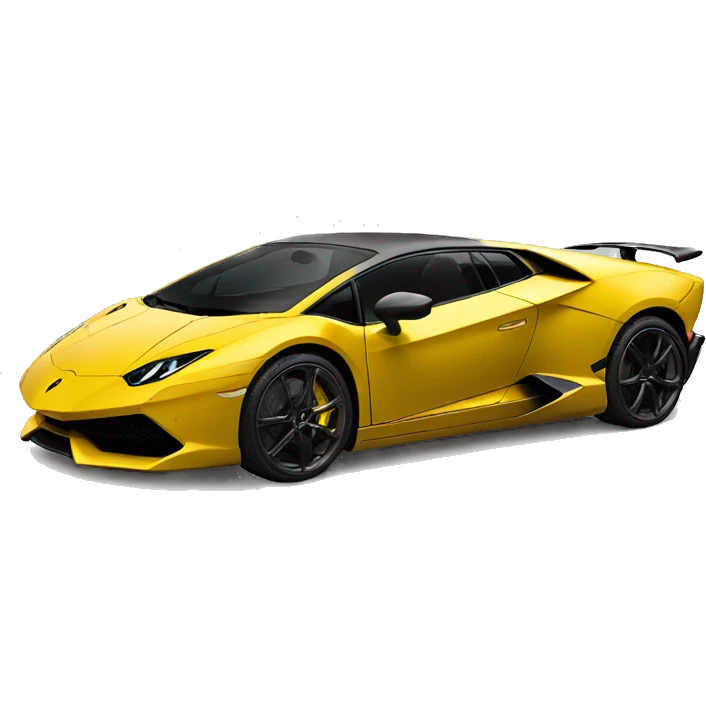 yellow lamborghini svj emoji