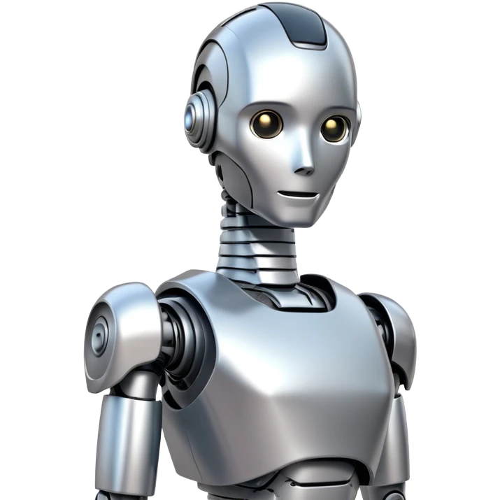 Humanoid robot, upper body emoji
