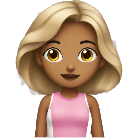 Girl shopping at makeup store emoji