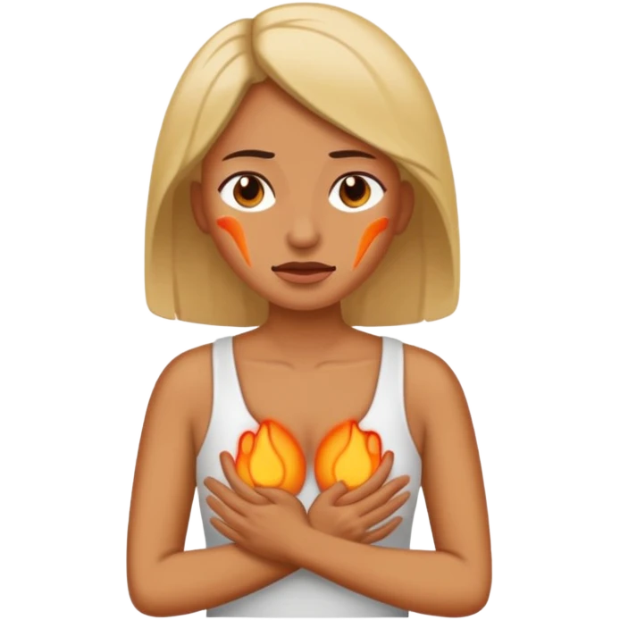 mulher com dor no corpo todo emoji