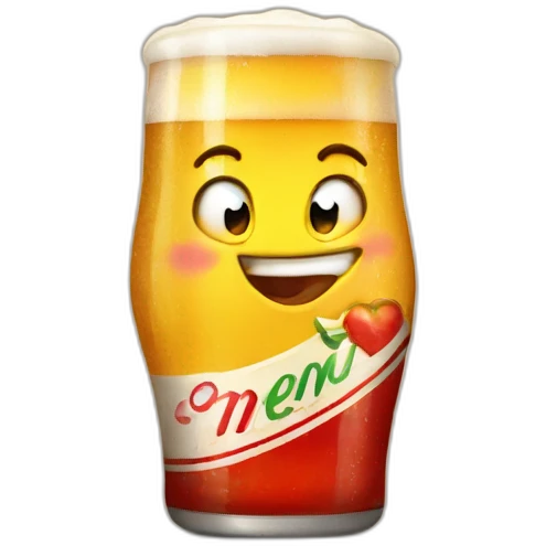 Corazón con cerveza  emoji