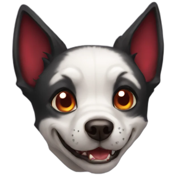 Vampire Dog emoji