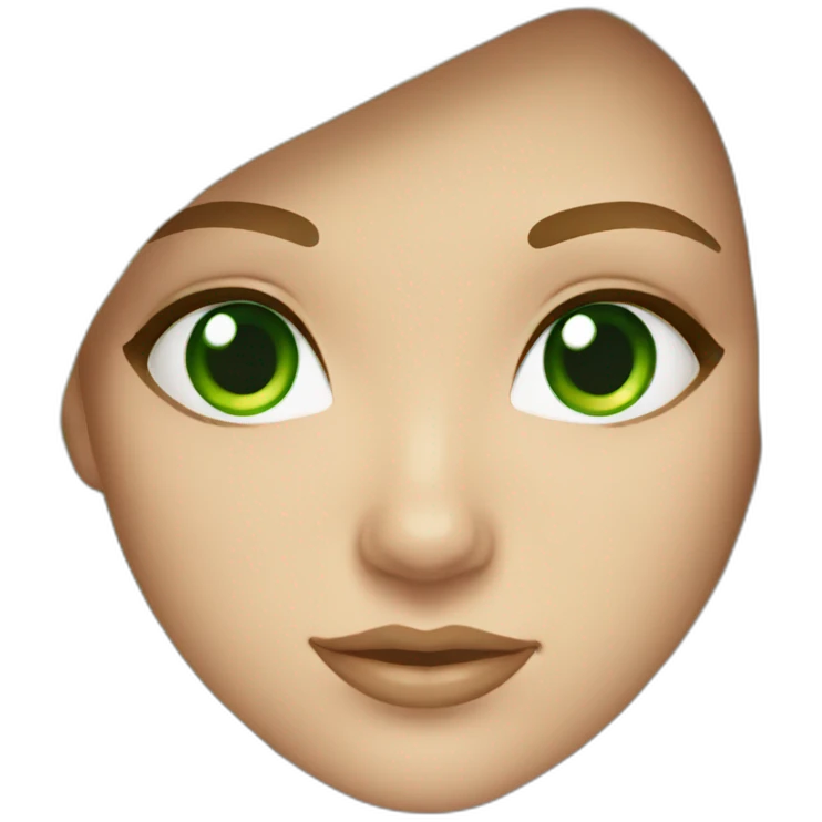 blond girl green eyes bikini emoji