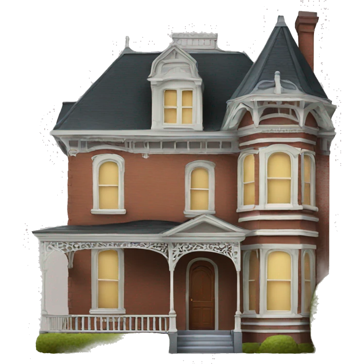 Victorian house  emoji
