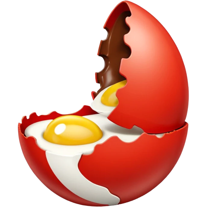 Kinder surprise red and white the real one cholo ate  emoji