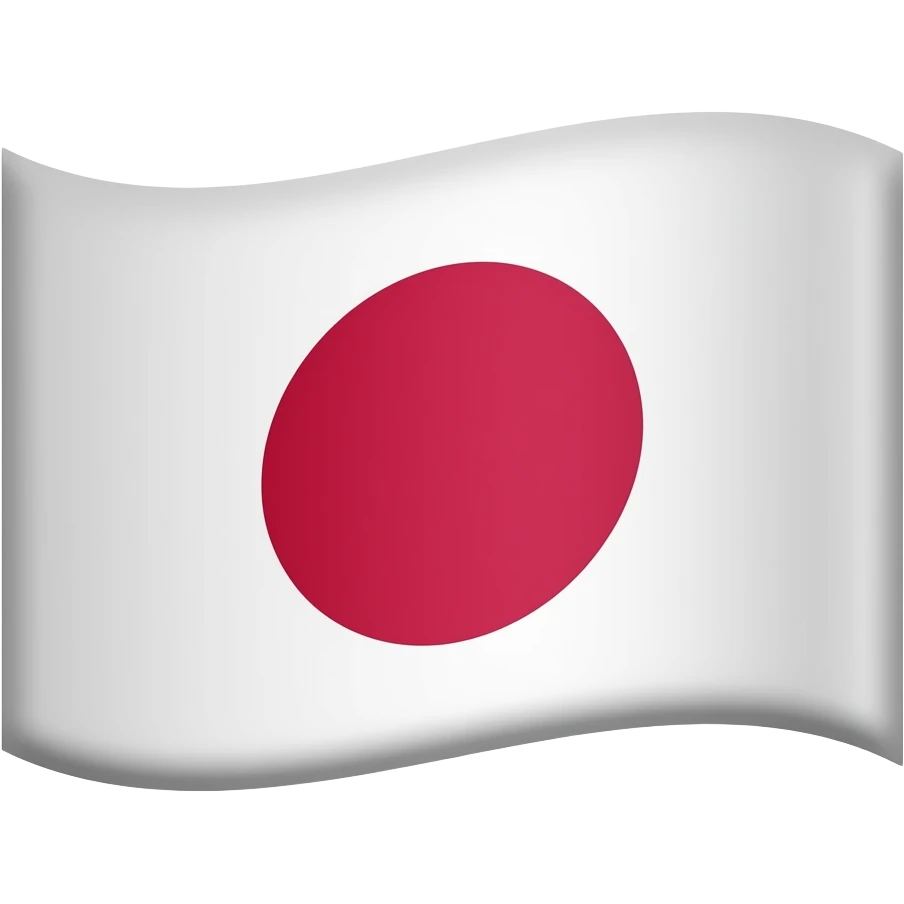 Pink Japan flag emoji