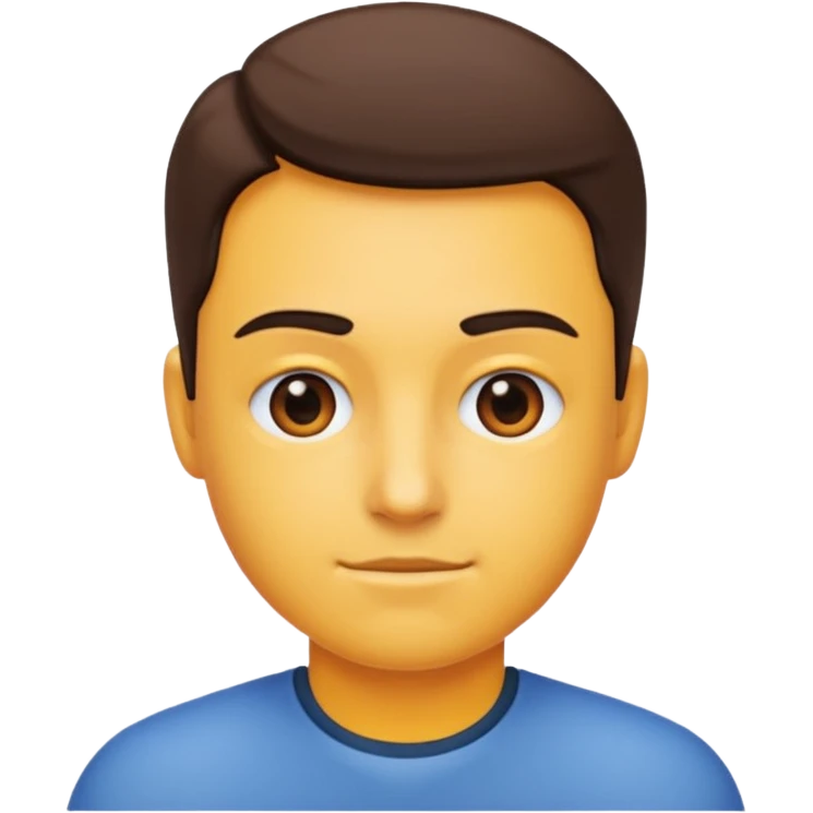 стикер в формате портрета по плечи emoji