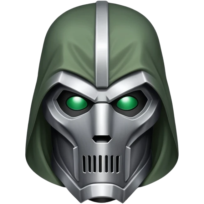 doctor doom metal mask emoji