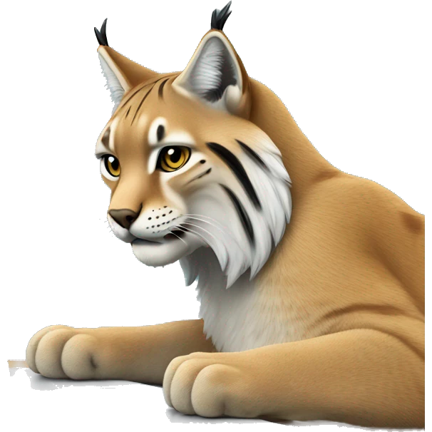 A lynx with a laptop emoji
