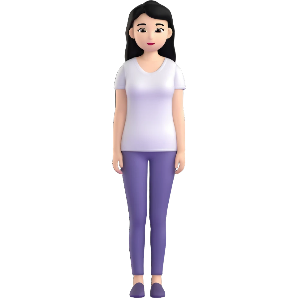 Miss Universe Southeast Asian woman with very long straight black hair wearing a beautiful white top emoji