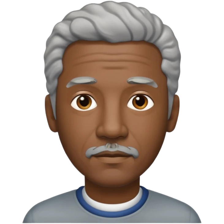 An avatar of a cool debinaire black man in his early sixties with shorter wavy gray hair, short sideburns and a short trimmed goatee. emoji