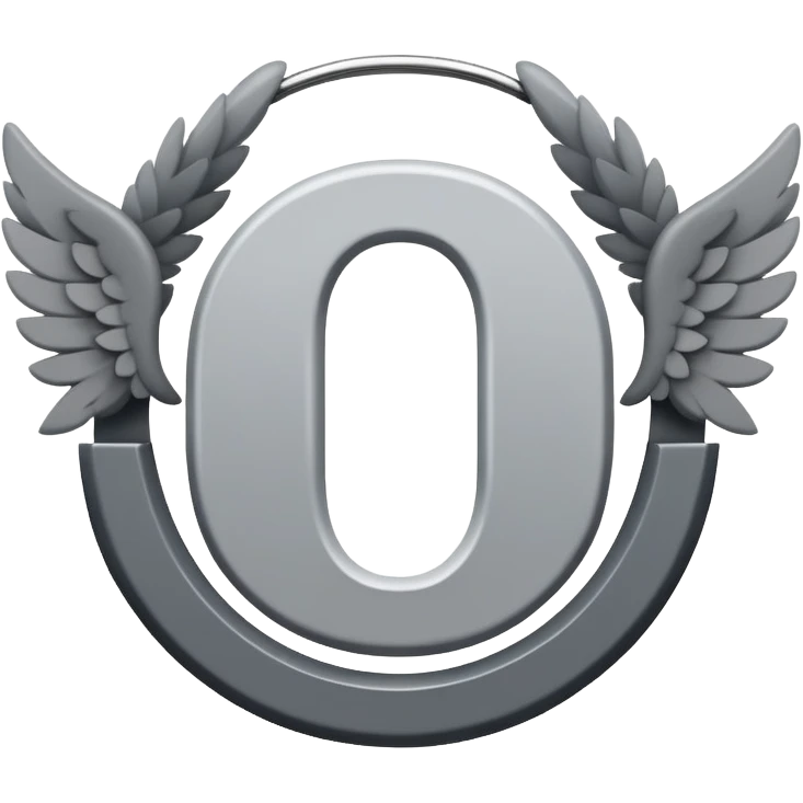 Letter C in multiple different shades of gray from light to dark, 50 shades of gray C, with angel halo emoji