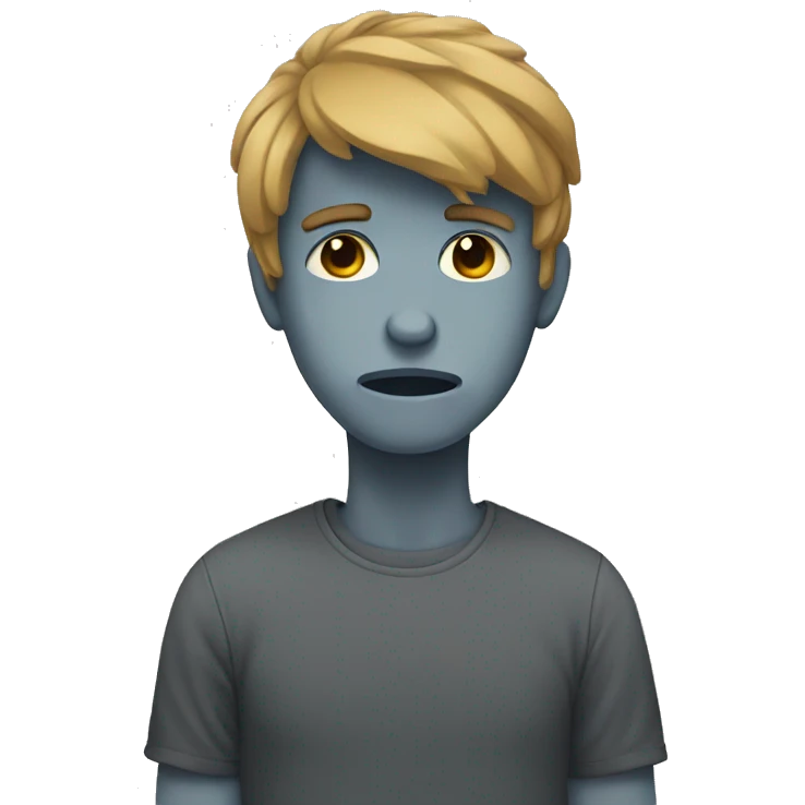sad with emotional emoji