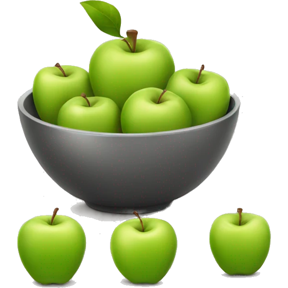 a bowl of apples emoji
