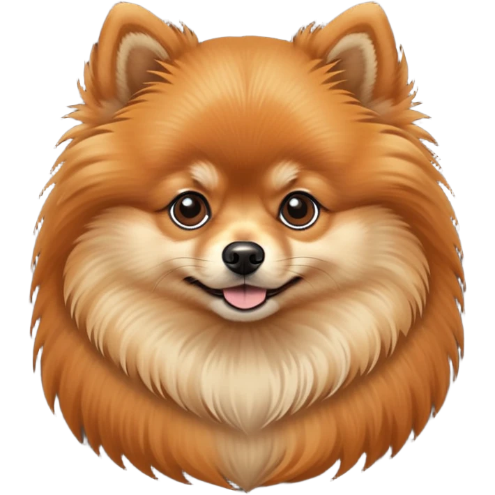 orange brown pomerania shpiz emoji