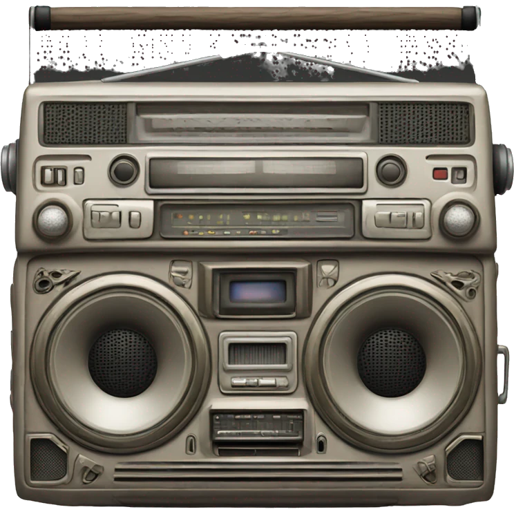 old school boombox emoji