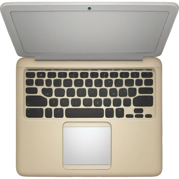 beige laptop emoji