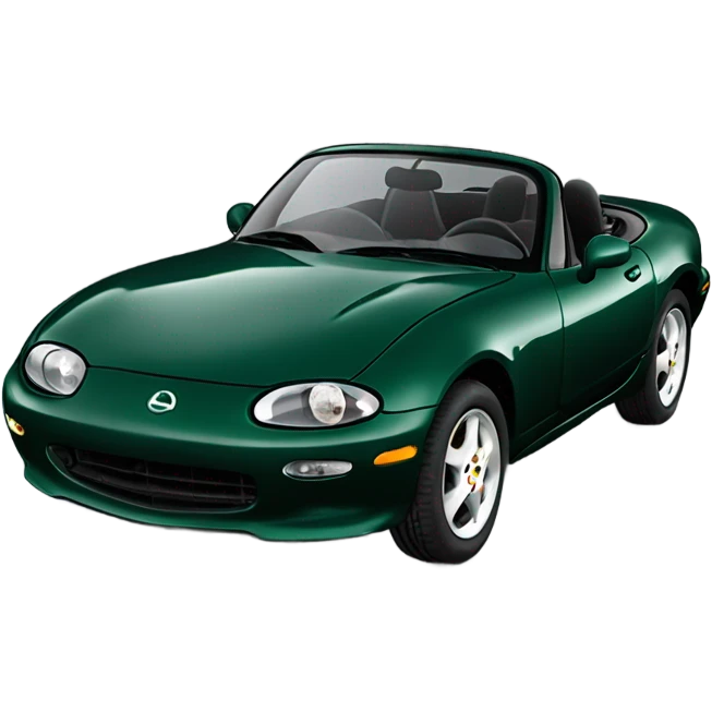 British Racing Green 1991 Mazda Miata  emoji