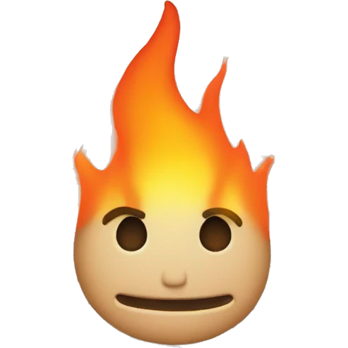 microsoft excel on fire emoji