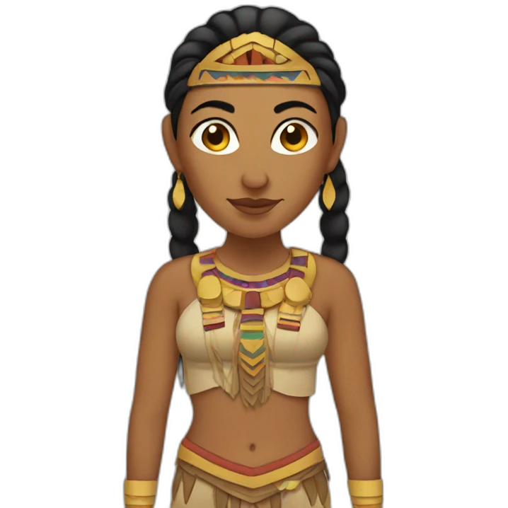 Aztek woman emoji