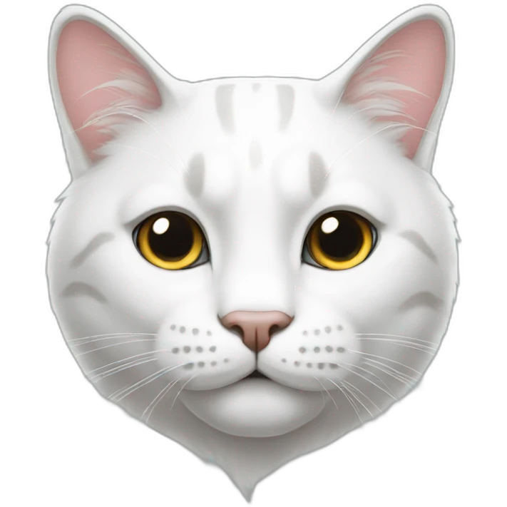 Big white cat emoji