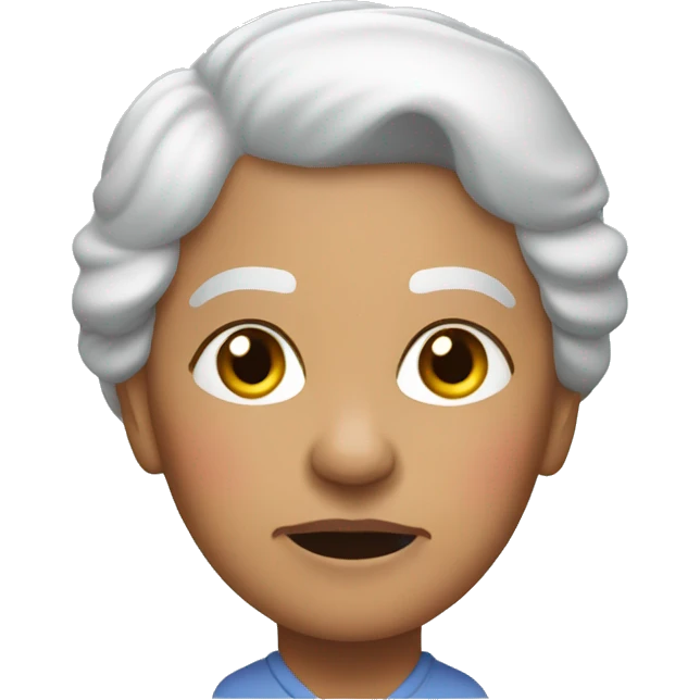 Grandma run over by reindeer emoji