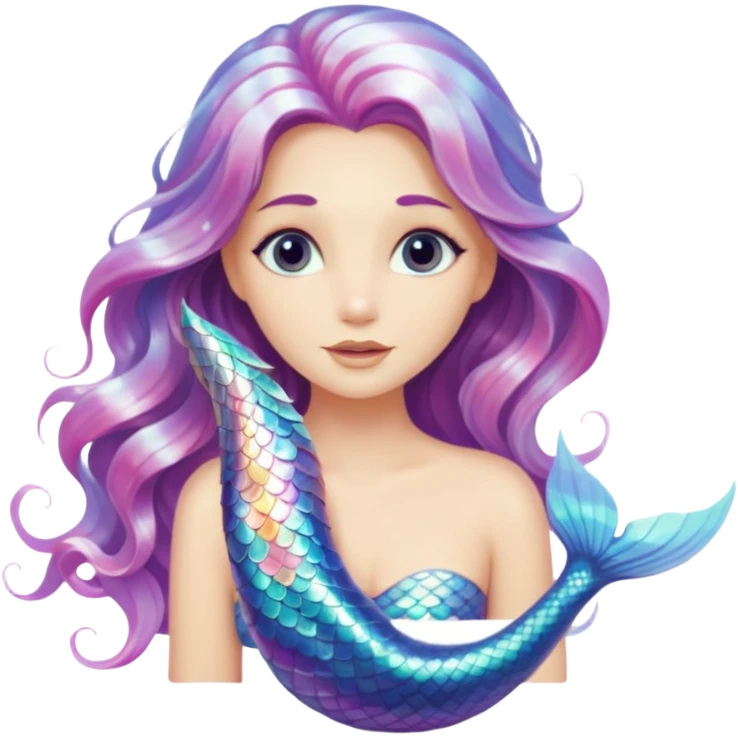 White mermaid emoji